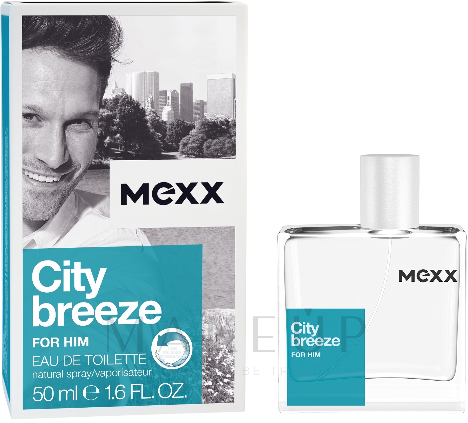 Mexx City Breeze For Him - Eau de Toilette — Bild 50 ml