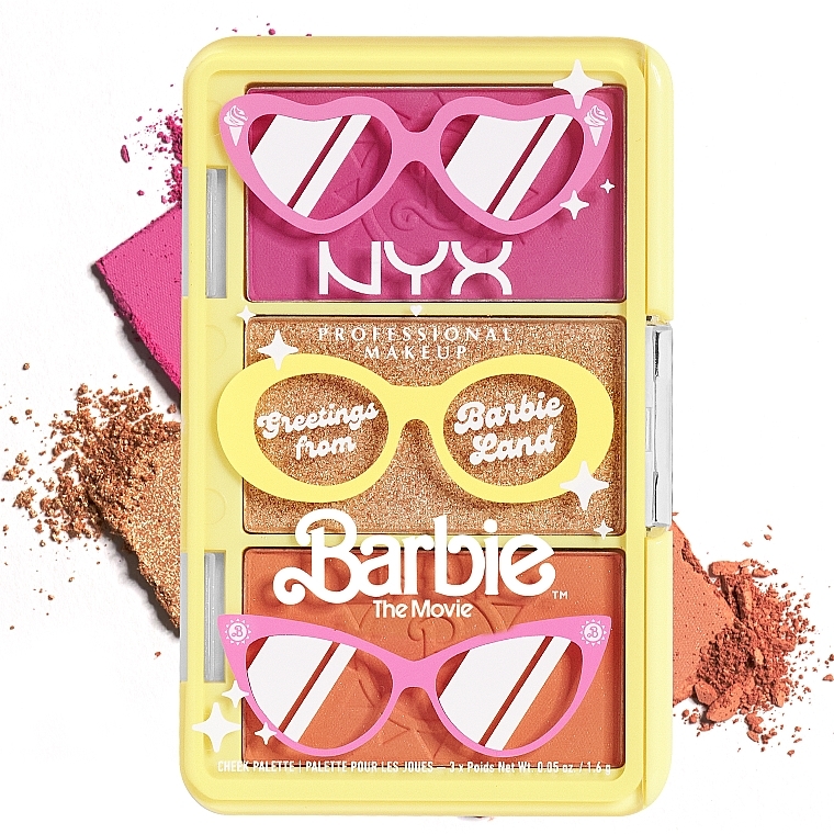 Make-up-Palette - NYX Professional Makeup Barbie Limited Edition Collection Greetings From Barbieland — Bild N2