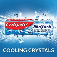 Zahnpasta Max Fresh - Colgate Max Fresh Cooling Crystals +10 Longer Lasting Cooling — Bild N8