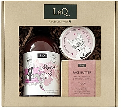 Düfte, Parfümerie und Kosmetik Gesichtspflegeset - LaQ Set (Duschgel 500ml + Gesichtsmousse 100ml + Gesichtsbutter 50ml)