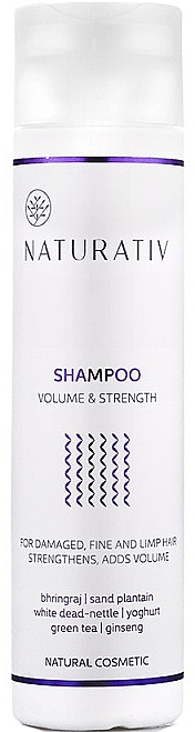 Volumen-Shampoo für sanfte und müde Haare - Naturativ Volume & Shine Shampoo — Bild N2