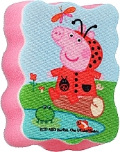 Düfte, Parfümerie und Kosmetik Badeschwamm für Kinder Peppa Pig Peppa in einem Marienkäferkostüm rosa - Suavipiel Peppa Pig Bath Sponge