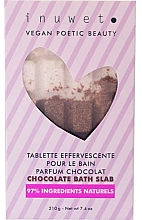 Sprudelbad-Tabletten Schokoladenduft - Inuwet Tablette Bath Bomb Chocolate — Bild N1