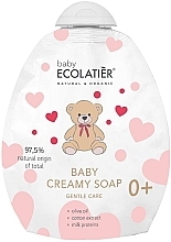 Düfte, Parfümerie und Kosmetik Sanfte Creme-Seife für Babys mit Olivenöl, Baumwollextrakt und Milchproteinen - Ecolatier Baby Creamy Soap (Doypack)