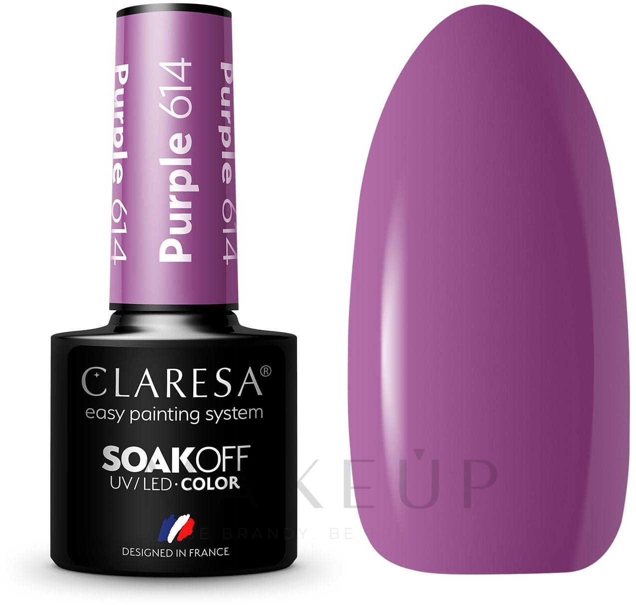 Gellack für Nägel - Claresa Funfair Soak Off UV/LED Color — Bild 614 - Purple