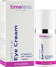 Creme für dunkle Ringe - Timeless Skin Care Dark Circle Eye Cream — Bild N2