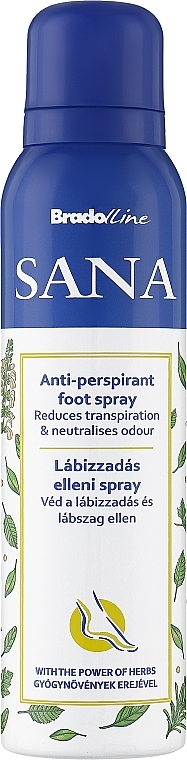 Deospray Antitranspirant gegen Schwitzen - Bradoline Sana — Bild N1