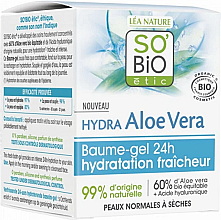 Düfte, Parfümerie und Kosmetik Balsam-Gel für das Gesicht - So'Bio Aloe Vera 24H Moisture Balm-Gel