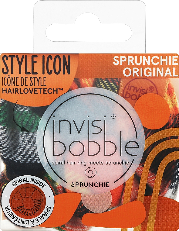 Haargummi - Invisibobble Sprunchie Fall in Love Channel the Flannel — Bild N1