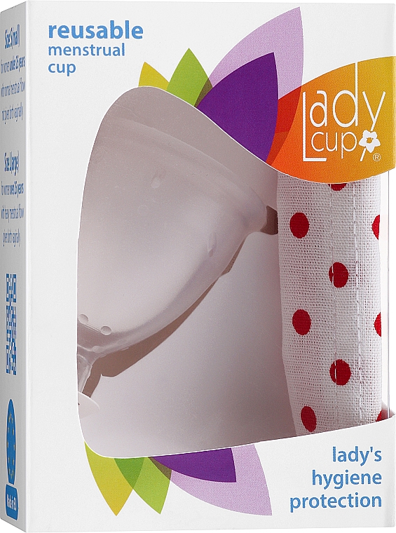 Menstruationstasse Größe S - LadyCup Transparent — Bild N1