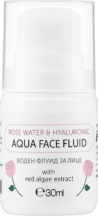 Gesichtsfluid mit Rosenwasser und Hyaluron - Zoya Goes Rose Water & Hyaluronic Aqua Fluid — Bild N1
