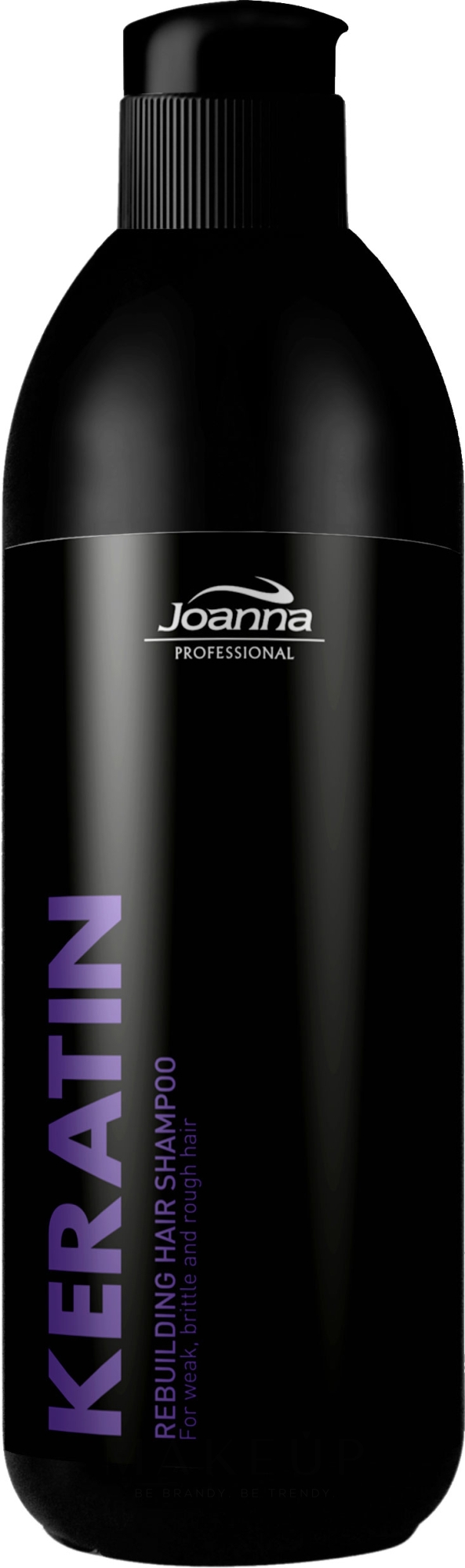 Keratin Shampoo für dickes, stumpfes und strapaziertes Haar - Joanna Professional — Bild 500 ml