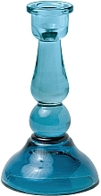 Düfte, Parfümerie und Kosmetik Kerzenhalter aus Glas - Paddywax Tall Glass Taper Holder Blue