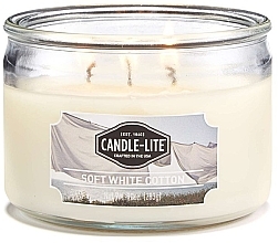 Düfte, Parfümerie und Kosmetik Duftkerze im Glas - Candle-Lite Company Soft White Cotton Candle