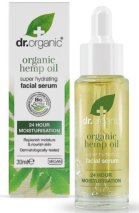 Gesichtsserum Hanföl - Dr. Organic Hemp Oil Facial Serum — Bild N1