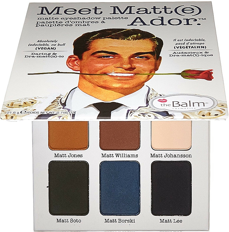 Lidschattenpalette - theBalm Meet Matt(e) Ador Matte Eyeshadow Palette