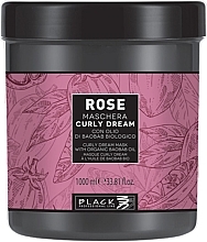 Maske für lockiges Haar - Black Professional Line Rose Curly Dream Mask — Bild N2