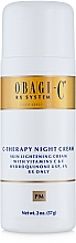 Aufhellende Nachtcreme für das Gesicht mit Vitaminen C und E - Obagi Medical C-Therapy Night Cream  — Bild N2