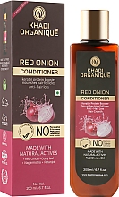 Düfte, Parfümerie und Kosmetik Natürlicher sulfatfreier Balsam rote Zwiebel - Khadi Organique Red Onion Hair Conditioner