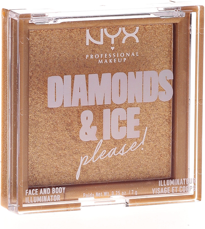 Highlighter für Körper und Gesicht - NYX Professional Makeup Diamonds & Ice Face And Body Illuminator — Bild N3