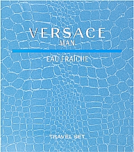 Düfte, Parfümerie und Kosmetik Versace Man Eau Fraiche - Set (Eau de Toilette 100ml + Duschgel 100ml)