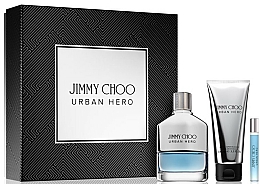 Düfte, Parfümerie und Kosmetik Jimmy Choo Urban Hero - Duftset (Eau de Parfum 100ml + Eau de Parfum7,5ml + After Shave Balsam 100ml)