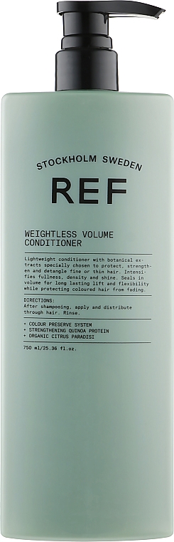 Leichter Conditioner für mehr Volumen für feines und normales Haar - REF Weightless Volume Conditioner — Bild N3