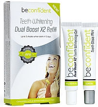 Set - Beconfident Teeth Whitening Dual Boost X2 Kit Refill (teeth/gel/10mlx2) — Bild N1