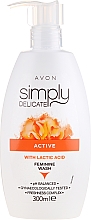 Creme-Gel für die Intimhygiene mit Milchsäure - Avon Simpy Delicate Feminine Wash — Foto N1