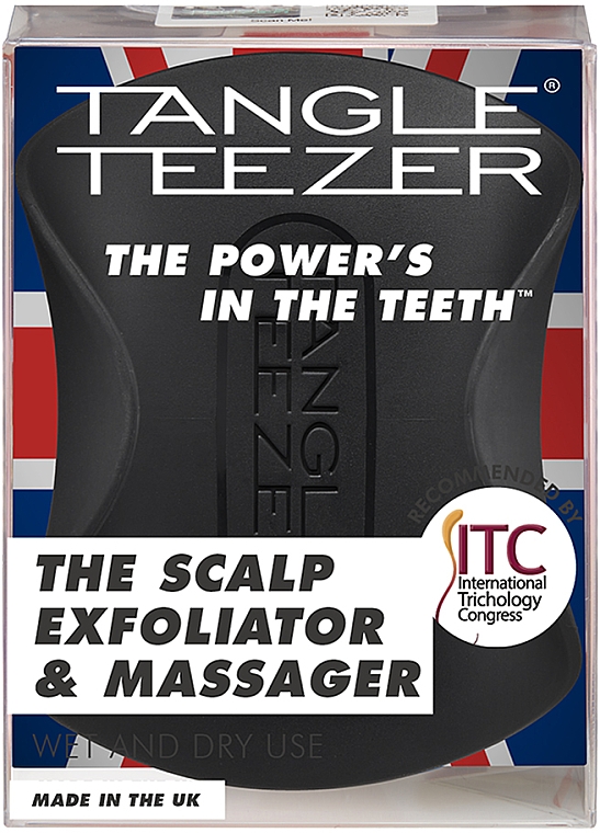 Massagebürste für die Kopfhaut - Tangle Teezer The Scalp Exfoliator & Massager Onyx Black — Bild N1