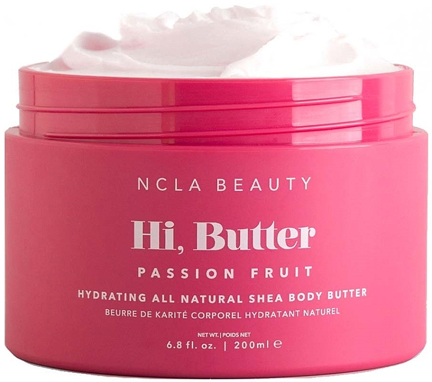 Körperbutter Passionsfrucht - NCLA Beauty Hi, Butter Passion Fruit Hydrating All Natural Shea Body Butter — Bild N1