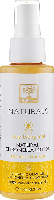 Lotion mit Citronella für Erwachsene und Kinder - BIOselect Naturals Citronella Lotion — Bild N1