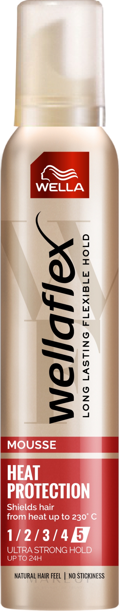 Hitzeschutz-Haarspray Ultra starker Halt - Wella Wellaflex Heat Protection Spray — Bild 200 ml