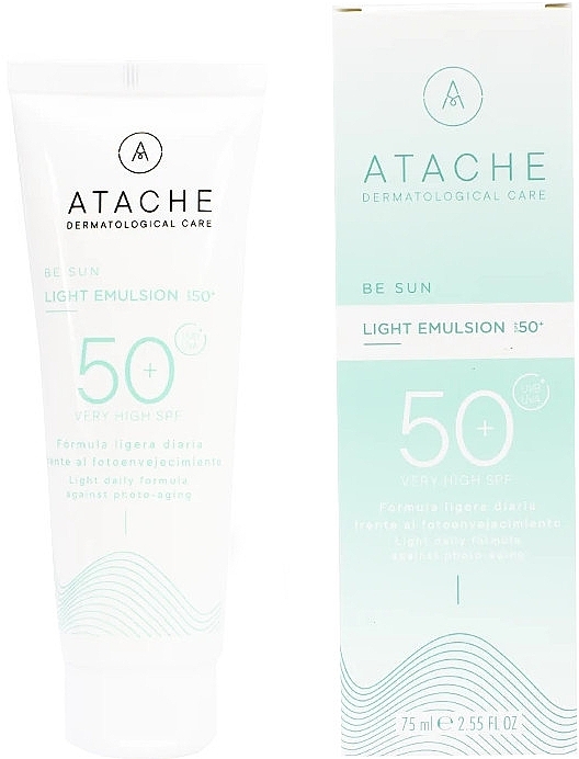 Leichte Sonnenschutzemulsion für das Gesicht - Atache Be Sun Light Emulsion Spf 50+ — Bild N1