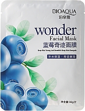 Düfte, Parfümerie und Kosmetik Energetisierende Gesichtsmaske mit Heidelbeere - Bioaqua Wonder Facial Mask