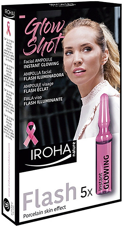 Erfrischende Gesichtsampullen für strahlende Haut - Iroha Nature Glow Shot Ampoules — Bild N1