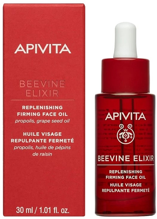 Revitalisierendes und stärkendes Gesichtsöl - Apivita Beevine Elixir Replenishing Firming Face Oil — Bild N1