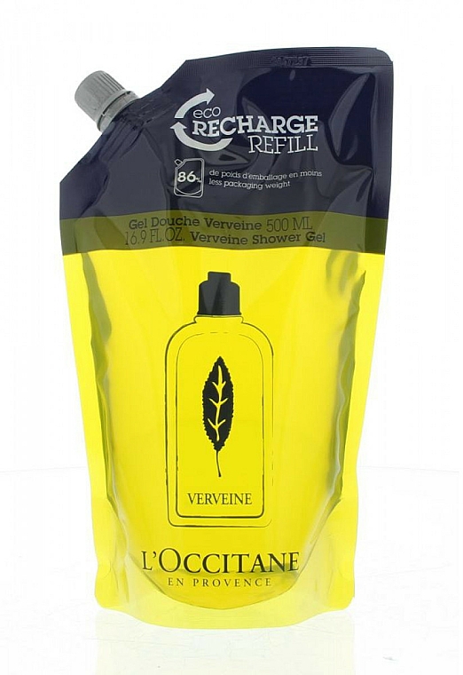 Duschgel mit Eisenkraut - L'Occitane Verbena Shower Gel (Doypack) — Bild N1