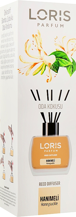 Raumerfrischer Geißblatt - Loris Parfum Exclusive Honeysuckle Reed Diffuser — Bild N1
