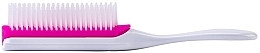 Haarbürste D3 grau mit rosa - Denman Original Styler 7 Row Cherry Blossom — Bild N4