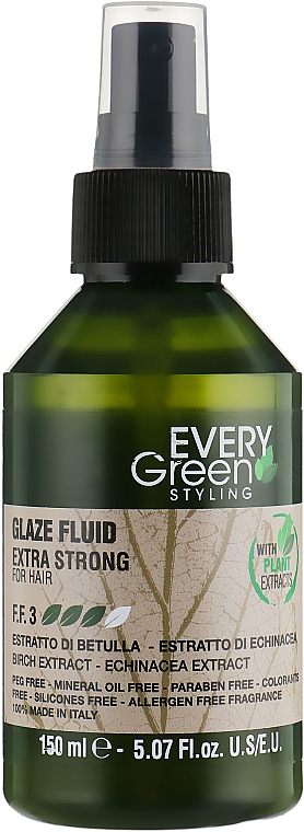 Haarfluid mit Beetula- und Echinacea-Extrakt extra starker Halt - EveryGreen Glaze Fluid Extra-Strong — Bild N1