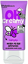 Düfte, Parfümerie und Kosmetik Pflegende Handmaske mit Peptiden - Floslek Oh! Creamy Nourishing Hand Mask Peptides