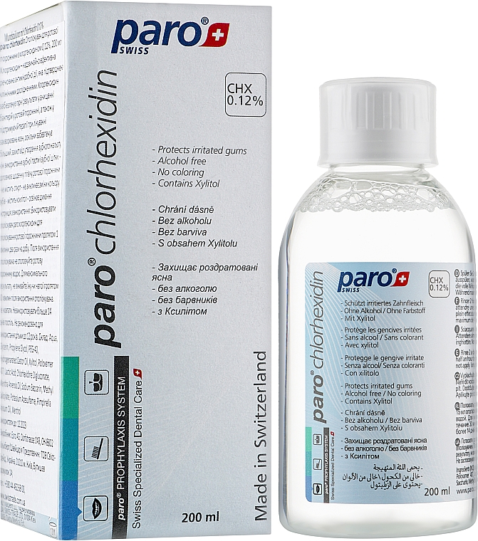 Mundwasser mit Chlorhexidin 0,12% - Paro Swiss Paro Dent — Bild N2