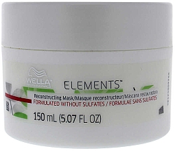 Düfte, Parfümerie und Kosmetik Revitalisierende Haarmaske - Wella Professionals Elements Reconstructing Mask