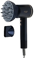 Haartrockner mit LED-Anzeige schwarz  - Adler AD 2270 Black Superspeed Hair Dryer  — Bild N1