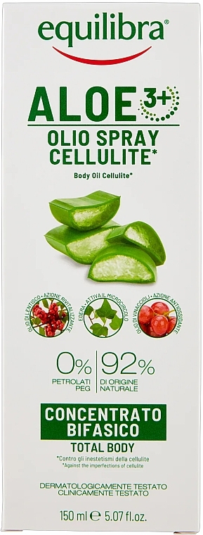 Anti-Cellulite-Körperöl - Equilibra Aloe Body Oil Cellulite  — Bild N2
