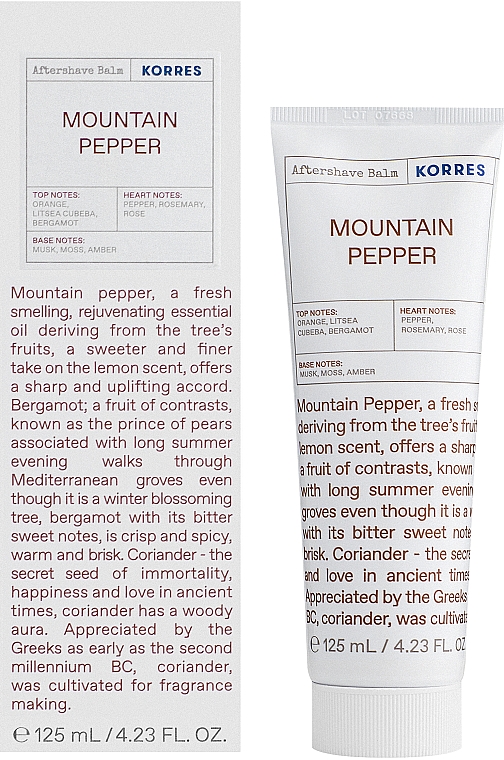 Korres Mountain Pepper - After Shave Balsam — Bild N2