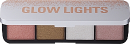 Düfte, Parfümerie und Kosmetik Highlighter-Palette - Revolution Glow Lights Highlighter