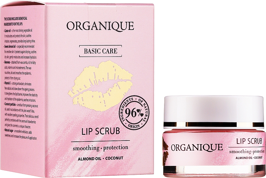 Lippenpeeling - Organique Basic Care Lip Peeling — Bild N2