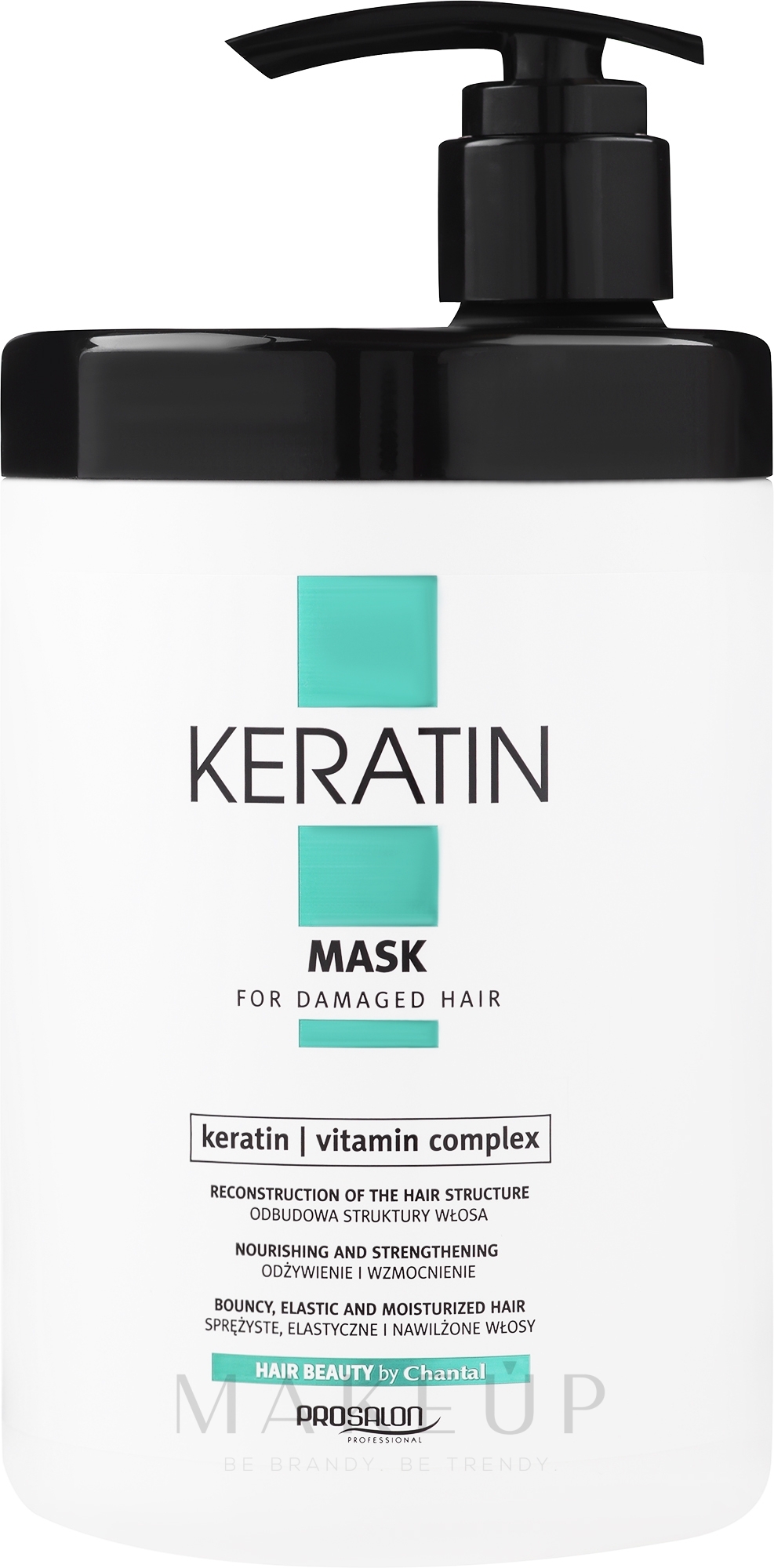 Haarmaske für geschädigtes Haar mit Keratin - Prosalon Keratin Mask — Bild 1000 g